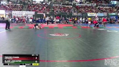 3rd Place Match - Blake Lancaster, Lincoln County vs Trevor O`Hara, Fort Benton