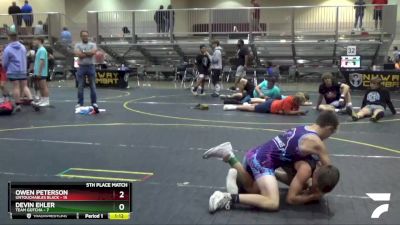 107 lbs Finals (8 Team) - Owen Peterson, Untouchables Black vs Devin Ehler, Team Gotcha