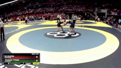 D3-150 lbs Cons. Round 2 - KJ Gustin, Miami East vs Thomas Tyson, Elmwood