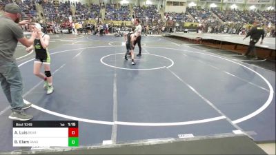 80 lbs Round Of 32 - Alden Luis, Bear Cave vs Bryson Elam, Rangely Panthers