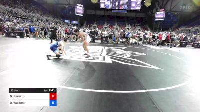 132 lbs Cons 64 #1 - Noah Perez, Nevada vs Drew Waldon, Indiana