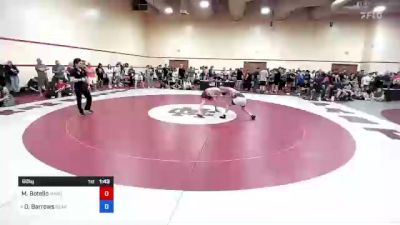 60 kg Rnd Of 32 - Matthew Botello, Massachusetts vs Derek Barrows, Bear Cave Wrestling Club