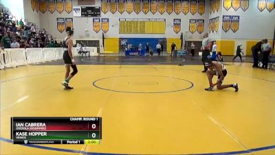 106 lbs Champ. Round 1 - Ian Cabrera, Osceola (Kissimmee) vs Kase Hopper, Venice