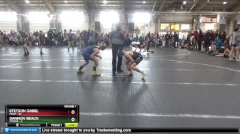 96 lbs Round 1 - Stetson Gabel, POWA vs Gannon Beach, Xtreme
