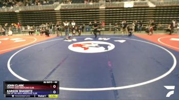 49 lbs Champ. Round 2 - John Clark, Cowboy Kids Wrestling Club vs Karson Shassetz, Top Of The Rock Wrestling Club