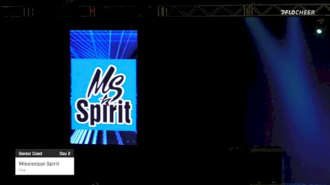 Mississippi Spirit - Fire [2022 Senior Coed Day 2] 2022 WSA Grand Nationals