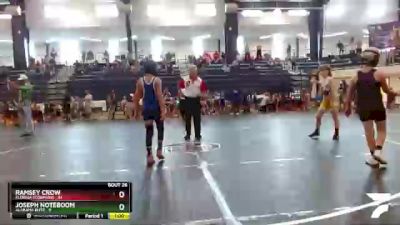 90 lbs Round 7 (8 Team) - Ramsey Crow, Florida Scorpions vs Joseph Noteboom, Alabama Elite