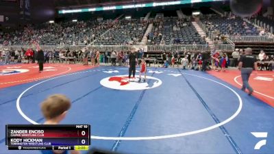 49 lbs Champ. Round 2 - Zander Enciso, Casper Wrestling Club vs Kody Hickman, Torrington Wrestling Club