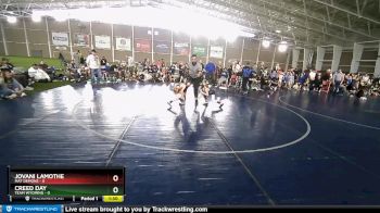 54 lbs Round 1 (4 Team) - Creed Day, Team Wyoming vs Jovani Lamothe, Mat Demons