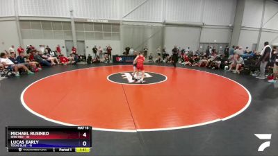 100 lbs Quarters & 1st Wb (16 Team) - Michael Rusinko, Ohio Red vs Lucas Early, Texas Blue