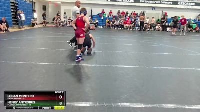 84 lbs Round 3 (6 Team) - Henry Antrobus, Florida Punishers vs Logan Montero, Eagle Empire