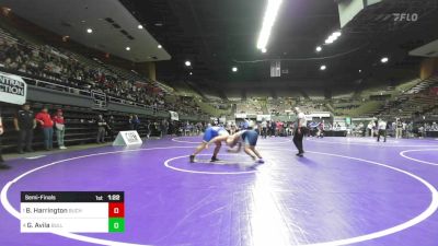 287 lbs Semifinal - Bryson Harrington, Buchanan vs Gary Avila, Bullard