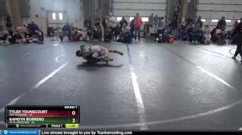 96 lbs Round 7 (8 Team) - Kamdyn Borrero, PA Alliance Red vs Tyler Youngcourt, Mat Assassins
