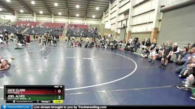 59 lbs Champ Round 1 (16 Team) - JOEL ALVES, West Coast Riders vs Jack Clark, Utah Green