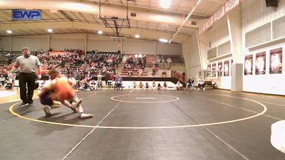 98 lbs Semifinal - Issac Sherrill, Sperry High School vs Tucker Daniels, Bristow High School