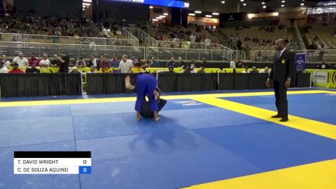 TRAVIS DAVID WRIGHT vs CLEBSON DE SOUZA AQUINO 2024 Pan Jiu Jitsu IBJJF Championship