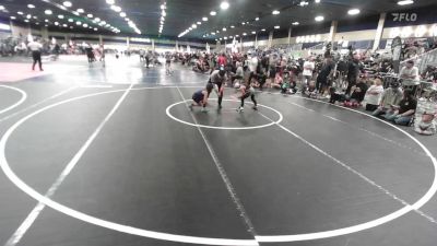 54 lbs Round Of 16 - Kashtyn Heck, Cedar Jr Wrestling vs Julian Campos, SoCal Hammers