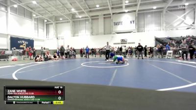 102 lbs Cons. Round 4 - Dalton Hubbard, Shenendehowa Wrestling Club vs Zane White, Penn Yan Wrestling Club