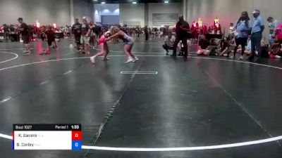 138 lbs Semifinal - Kiiaana Gavere, Florida vs Breanna Corley, Florida