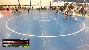 165 lbs Champ. Round 1 - Cole Cervantes, North Central College vs Adler Henn, Concordia