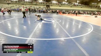 100 lbs Cons. Round 4 - Colton Baysinger, Fulton Wrestling Club-AA vs Easton Wheeler, Victory Wrestling-AAA