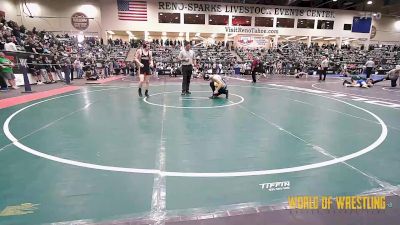 135 lbs Round Of 128 - Cruz Gonzalez, Shafter Youth Wrestling vs Roman Leaton, Roseburg Mat Club