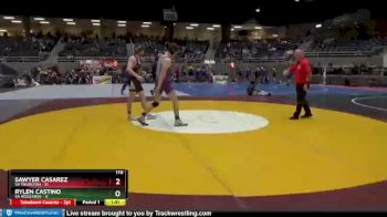 170 lbs Round 2 (4 Team) - Rylen Castino, 5A Ridgeview vs Sawyer Casarez, 5A Thurston