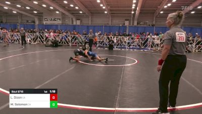 100 lbs Final - Lily Dizon, CA vs MARLEE Solomon, CA