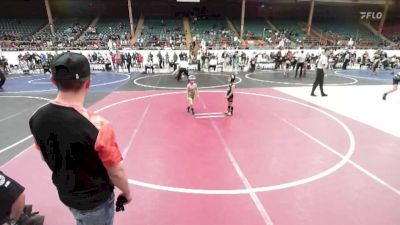 40 lbs Quarterfinal - Jacob Santistevan, Taos Jr WC vs Weston Kreidler, Stout Wr Ac