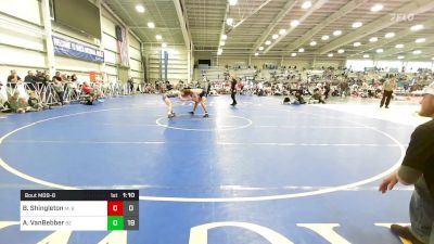 132 lbs Rr Rnd 3 - Bryce Shingleton, MI Bad Boys Gold vs Alek VanBebber, Beast Of The East