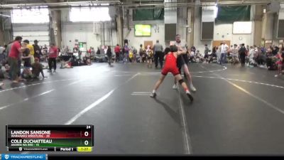 110 lbs Round 2 (8 Team) - Landon Sansone, Warhawks Wrestling vs Cole DuChatteau, Askren WA Red