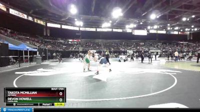 220 lbs Cons. Round 4 - Devon Howell, Lakeland vs Takota McMillian, Skyview