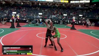 154 lbs Cons. Round 2 - Kayden Hendershot, FOWCA vs Keyon Robinson, SPW1