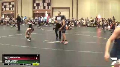 75 lbs Semis & 1st Wrestleback (8 Team) - Caleb Weart, Armory Athletics vs Nico Bresadola, Ares