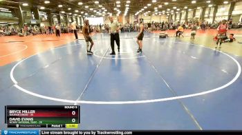 130 lbs Rd# 8- 12:30pm Saturday Final Pool - David Evans, NCWAY National Team vs Bryce Miller, Nauman Green