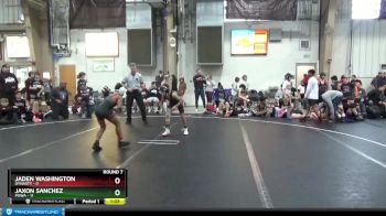 80 lbs Round 7 (8 Team) - Jaxon Sanchez, POWA vs Jaden Washington, Dynasty