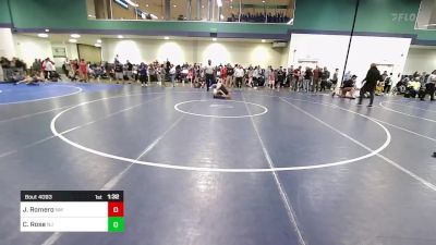 126 lbs Round Of 128 - Jonathon Romero, NM vs Cole Rose, NJ