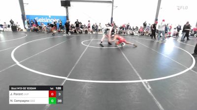 155 lbs Rr Rnd 2 - Jace Parent, Level Up vs Nick Campagna, Edge Black