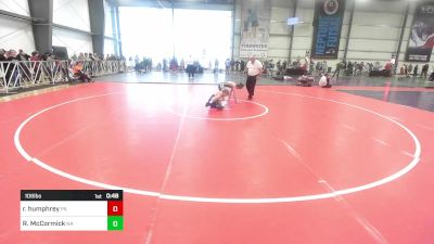 106 lbs Consi Of 32 #1 - Rowen Humphrey, PA vs Rylan McCormick, NA