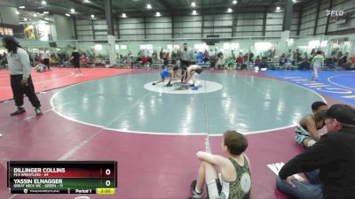 113 lbs Round 2 (6 Team) - Dillinger Collins, FCA WRESTLING vs Yassin Elnagger, GREAT NECK WC - GREEN