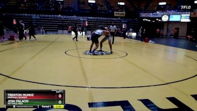 174 lbs 1st Place Match - Josh Palacio, Air Force Prep vs Trenton Munoz, Nebraska-Kearney