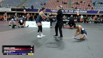 130 lbs Quarters & 1st Wb (16 Team) - Janiah Jones, Missouri Baptist University vs Devin Patton, William Penn