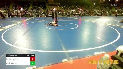 52 lbs Consi Of 8 #2 - Ezra Harris, Sanderson Wrestling Academy vs Miles Trout, The Best Wrestler