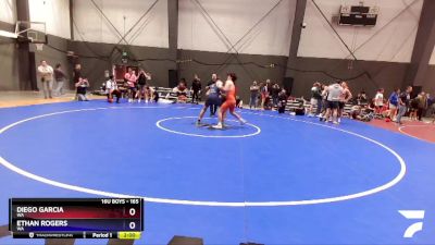 165 lbs Cons. Semi - Diego Garcia, WA vs Ethan Rogers, WA