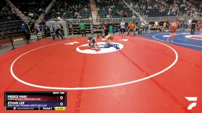 83 lbs Quarterfinal - Pierce Maki, Touch Of Gold Wrestling Club vs Ethan Lee, High Plains Thunder Wrestling Club