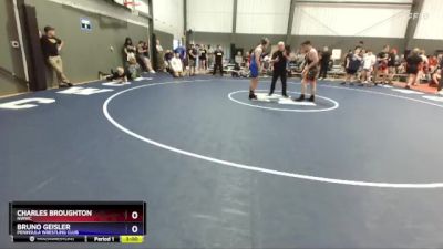 165 lbs Cons. Round 3 - Charles Broughton, NWWC vs Bruno Geisler, Peninsula Wrestling Club