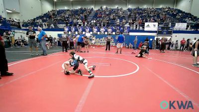 43 lbs Consi Of 16 #2 - Garrett Kuczajda, Blue Devil Wrestling vs Oliver Campbell, Elgin Wrestling