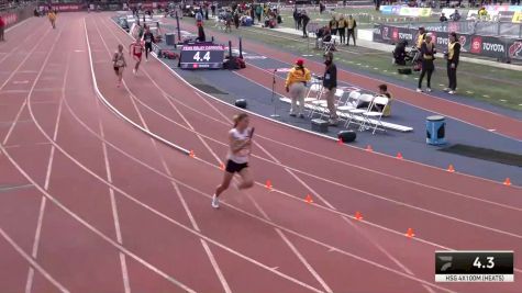 High School Girls' 4x100m Relay Event 107, Prelims 2