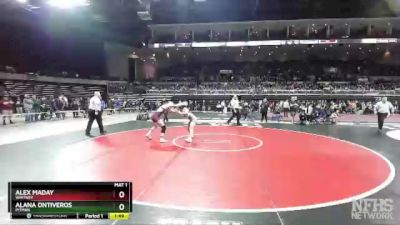 137 lbs Semifinal - Alex Maday, Whitney vs Alana Ontiveros, Pitman