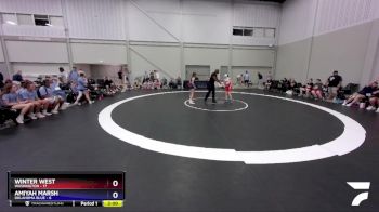 92 lbs Placement Matches (8 Team) - Winter West, Washington vs Amiyah Marsh, Oklahoma Blue